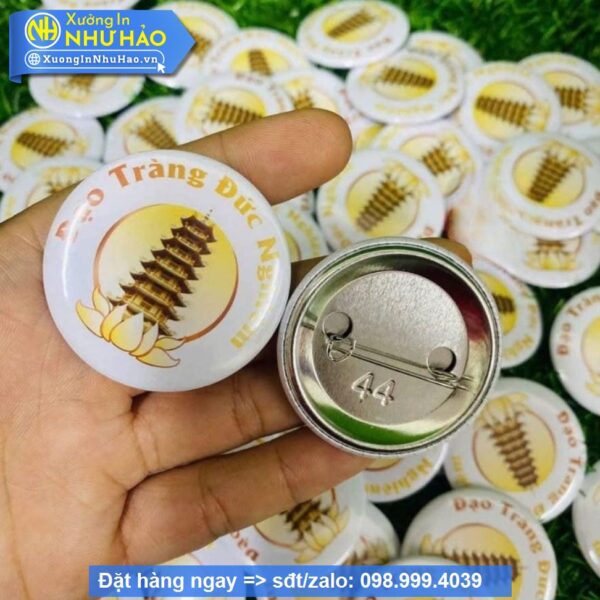 Huy Hiệu Cài Áo Kim Loại