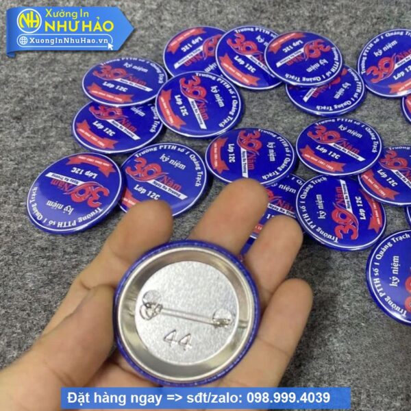 Huy Hiệu Cài Áo Kim Loại