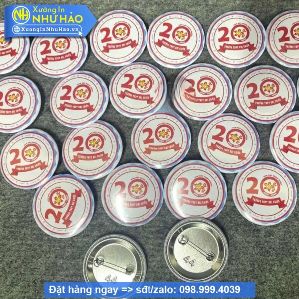 Huy Hiệu Cài Áo Kim Loại