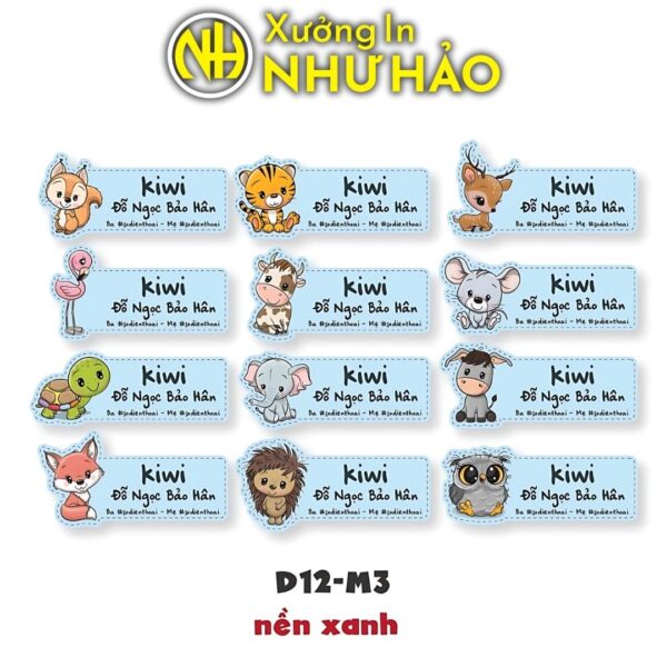 sticker ủi theo yêu cầu