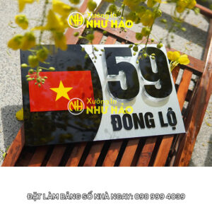Làm Biển Số Nhà Tại Hải Phòng Theo Yêu Cầu Đẹp Bền Giá Xưởng - Xưởng In Như Hảo Chuyên Gia Công Biển Số Nhà Mica Alu Cao Cấp Tại Hải Phòng
