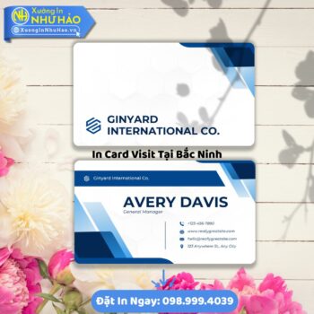 In Card Visit Tại Bắc Ninh: Thiết Kế Đẹp Giá Tốt Nhất Cùng Xưởng In Như Hảo