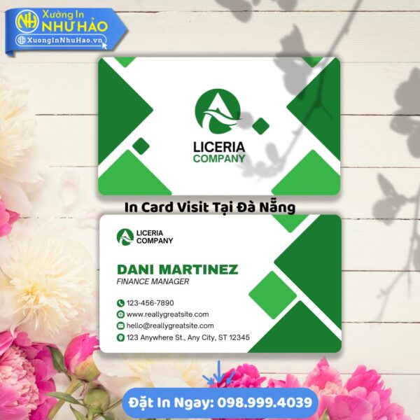 In Card Visit Đà Nẵng: Chuyên Nghiệp, Lấy Liền, Giá Tốt Nhất