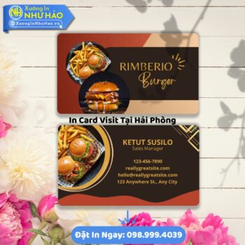 In Card Visit Tại Hải Phòng: In Nhanh, Đẹp, Giá Rẻ