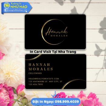 In Card Visit Nha Trang: Chuyên Nghiệp & Nổi Bật Ngay