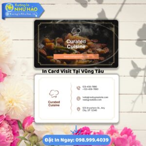 In Card Visit Vũng Tàu: Chuyên Nghiệp, Ấn Tượng & Bảng Giá 2025