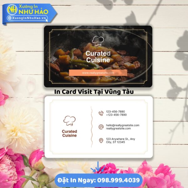 In Card Visit Vũng Tàu: Chuyên Nghiệp, Ấn Tượng & Bảng Giá 2025