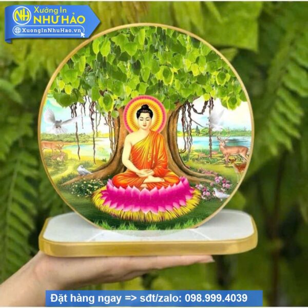 Tranh Tráng Gương Phật Giáo: Nét Đẹp Tâm Linh Cho Mọi Nhà - Hình ảnh 4