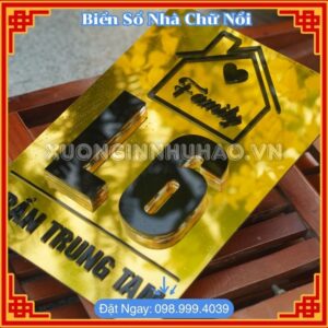 Biển Số Nhà Chữ Nổi