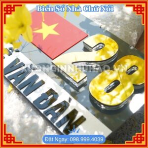 Biển Số Nhà Chữ Nổi