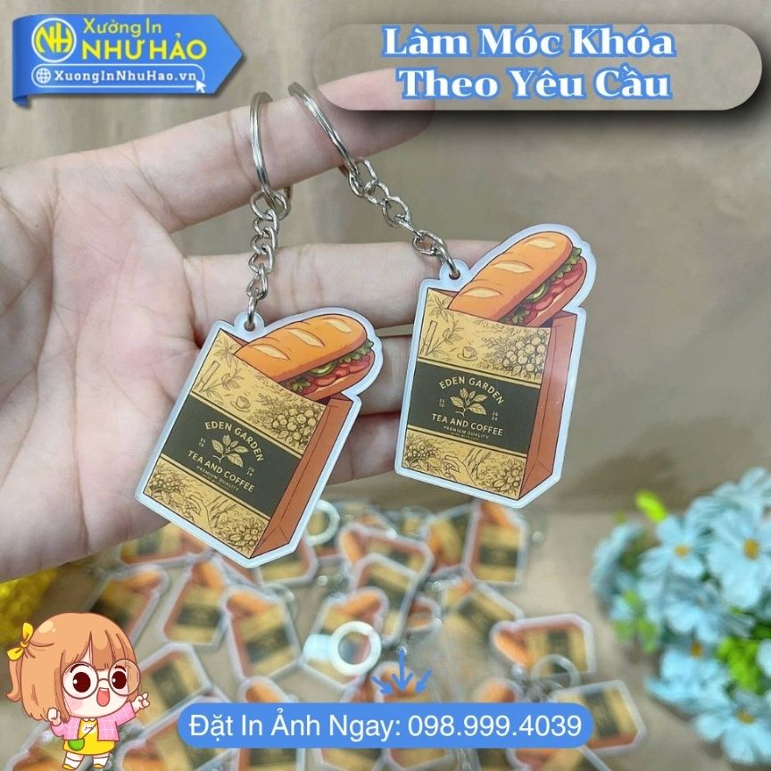 In Móc Khóa Mica Quà Tặng Doanh Nghiệp, Cá Nhân Theo Yêu Cầu Tại Xưởng Như Hảo - Ảnh 4