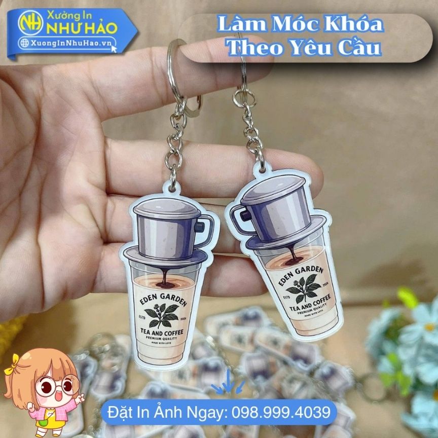 In Móc Khóa Mica Quà Tặng Doanh Nghiệp, Cá Nhân Theo Yêu Cầu Tại Xưởng Như Hảo - Ảnh 6