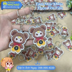 In Móc Khóa Mica Quà Tặng Doanh Nghiệp, Cá Nhân Theo Yêu Cầu Tại Xưởng Như Hảo