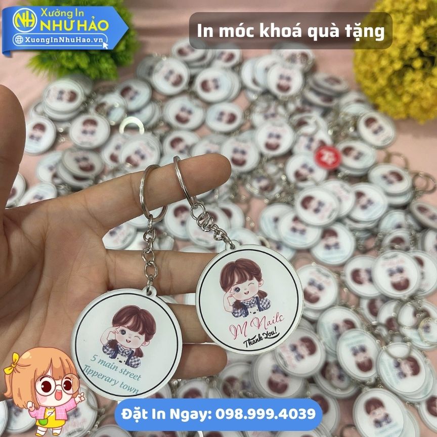 In Móc Khóa Mica Quà Tặng Doanh Nghiệp, Cá Nhân Theo Yêu Cầu Tại Xưởng Như Hảo - Ảnh 2