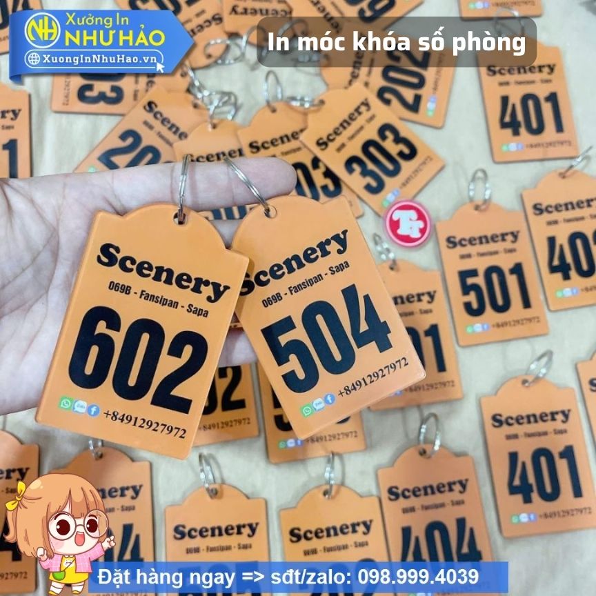 Xưởng In Móc Khóa Mica Số Phòng, Số Tủ Locker, Số Kệ Giá Tốt Bền Đẹp Giao Nhanh Toàn Quốc - Ảnh 4