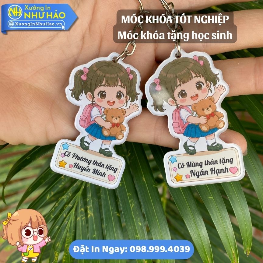 In Móc Khóa Tốt Nghiệp Cử Nhân Làm Quà Tặng Thiết Kế Theo Yêu Cầu Lấy Nhanh Tại Xưởng - Ảnh 4