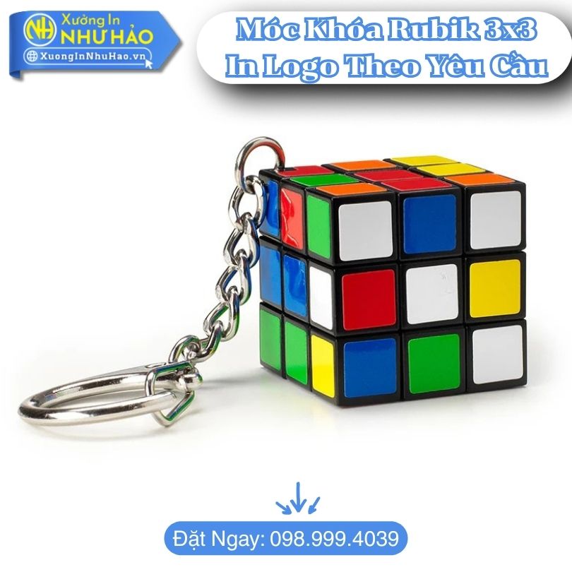 Đặt Làm Móc Khóa Rubik 3×3 In Logo Theo Yêu Cầu Chất Lượng Cao Giá Tốt Tại Xưởng Như Hảo - Ảnh 4