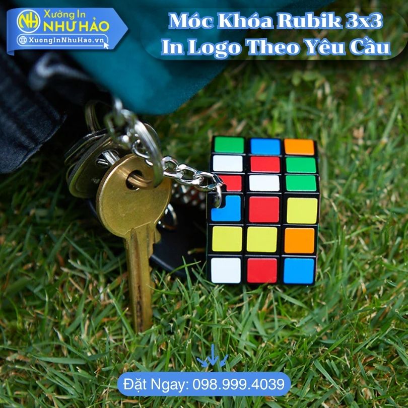 Đặt Làm Móc Khóa Rubik 3×3 In Logo Theo Yêu Cầu Chất Lượng Cao Giá Tốt Tại Xưởng Như Hảo - Ảnh 7