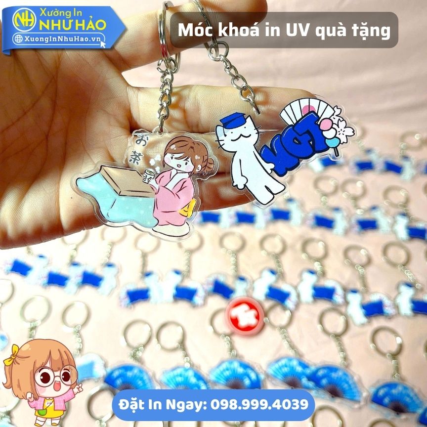 In Móc Khóa Mica UV Làm Quà Tặng Sự Kiện, Doanh Nghiệp Giá Sỉ Theo Yêu Cầu Đẹp Bền Giá Tốt Tại Xưởng Như Hảo - Ảnh 6