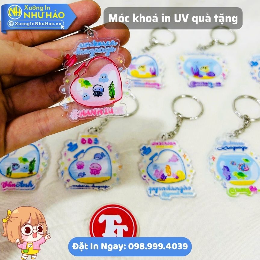 In Móc Khóa Mica UV Làm Quà Tặng Sự Kiện, Doanh Nghiệp Giá Sỉ Theo Yêu Cầu Đẹp Bền Giá Tốt Tại Xưởng Như Hảo - Ảnh 5