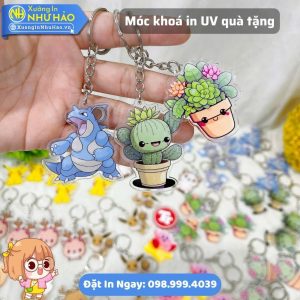 In Móc Khóa Mica UV Làm Quà Tặng Sự Kiện, Doanh Nghiệp Giá Sỉ Theo Yêu Cầu Đẹp Bền Giá Tốt Tại Xưởng Như Hảo
