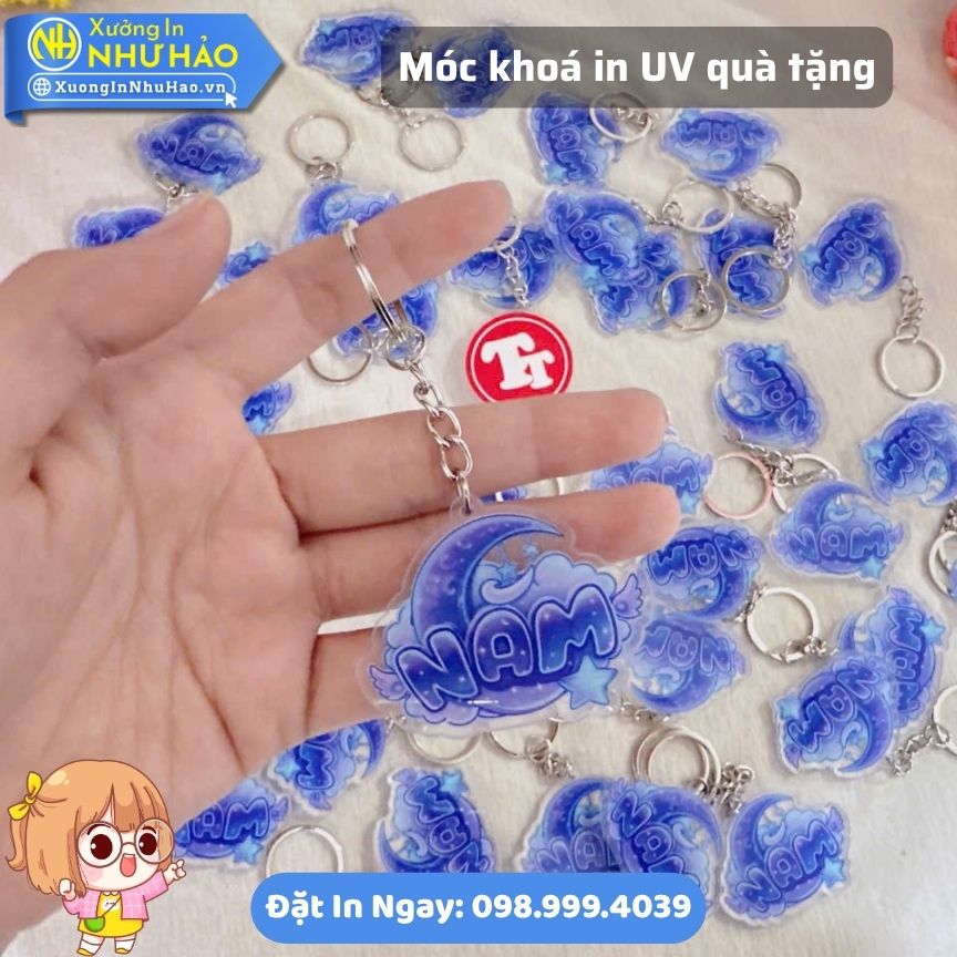 In Móc Khóa Mica UV Làm Quà Tặng Sự Kiện, Doanh Nghiệp Giá Sỉ Theo Yêu Cầu Đẹp Bền Giá Tốt Tại Xưởng Như Hảo - Ảnh 3
