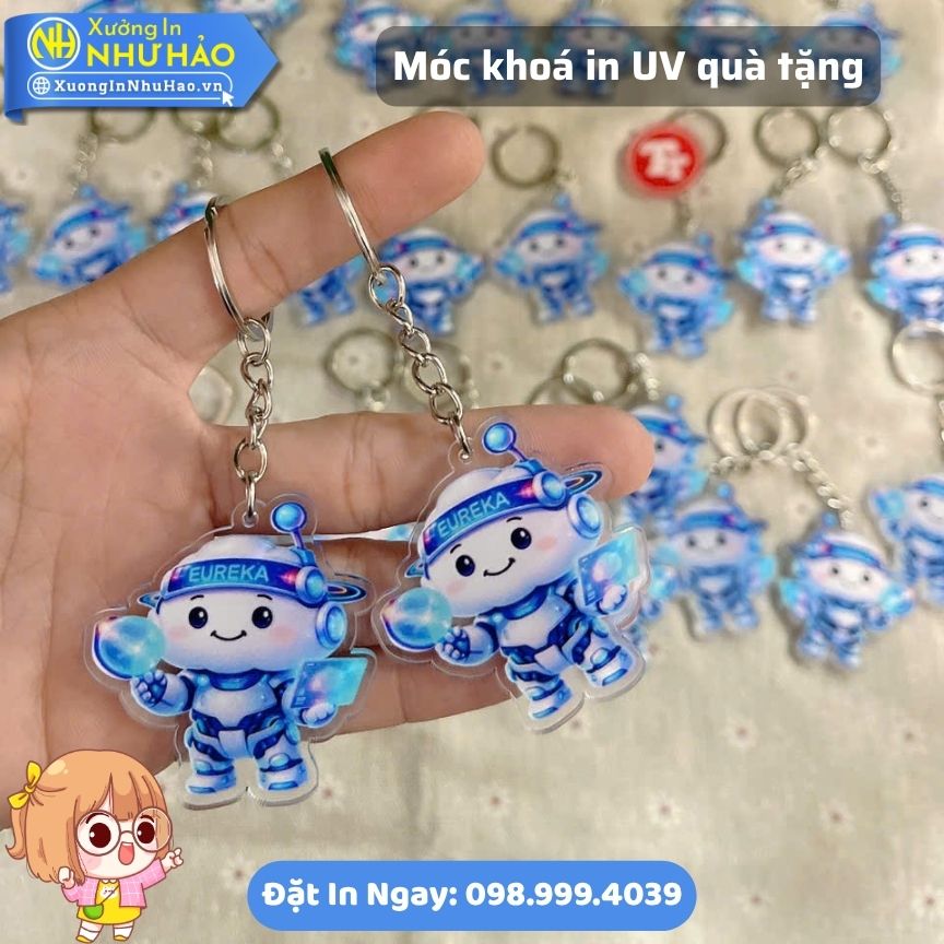 In Móc Khóa Mica UV Làm Quà Tặng Sự Kiện, Doanh Nghiệp Giá Sỉ Theo Yêu Cầu Đẹp Bền Giá Tốt Tại Xưởng Như Hảo - Ảnh 2