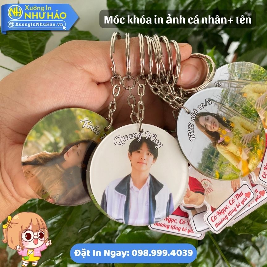 In Móc Khóa Hình Ảnh Cá Nhân Tùy Chọn Khắc Tên Theo Yêu Cầu - Quà Tặng Độc Bản Ý Nghĩa - Ảnh 6