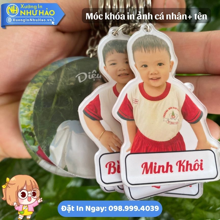 In Móc Khóa Hình Ảnh Cá Nhân Tùy Chọn Khắc Tên Theo Yêu Cầu - Quà Tặng Độc Bản Ý Nghĩa - Ảnh 5