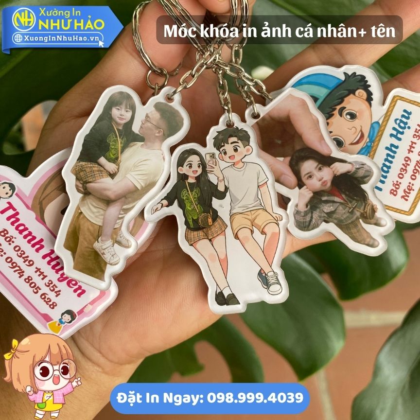 In Móc Khóa Hình Ảnh Cá Nhân Tùy Chọn Khắc Tên Theo Yêu Cầu - Quà Tặng Độc Bản Ý Nghĩa - Ảnh 3