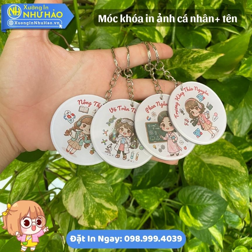 In Móc Khóa Hình Ảnh Cá Nhân Tùy Chọn Khắc Tên Theo Yêu Cầu - Quà Tặng Độc Bản Ý Nghĩa - Ảnh 2