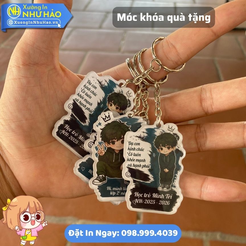 In Móc Khóa Kỷ Niệm Lớp, Quà Tặng Học Sinh Cuối Cấp Đẹp Giá Sỉ Toàn Quốc - Đặt In Theo Yêu Cầu, Mẫu Mã Đa Dạng - Ảnh 5
