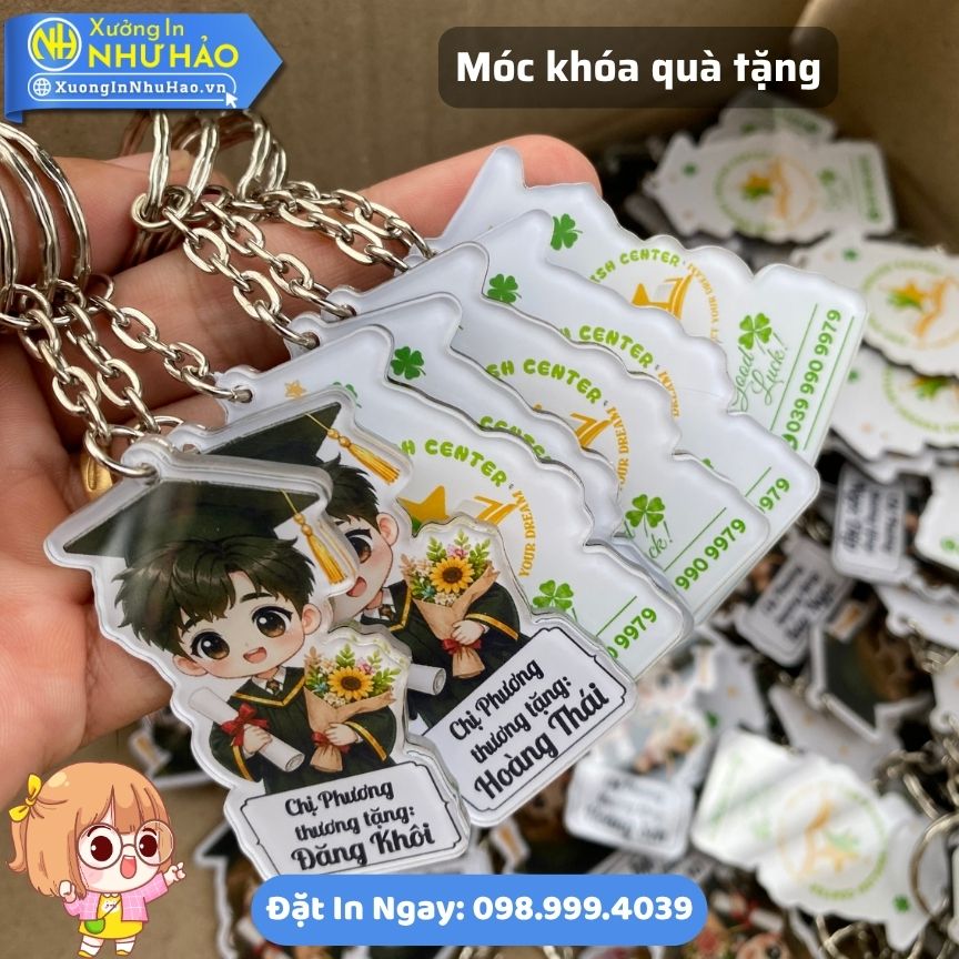 In Móc Khóa Kỷ Niệm Lớp, Quà Tặng Học Sinh Cuối Cấp Đẹp Giá Sỉ Toàn Quốc - Đặt In Theo Yêu Cầu, Mẫu Mã Đa Dạng - Ảnh 2