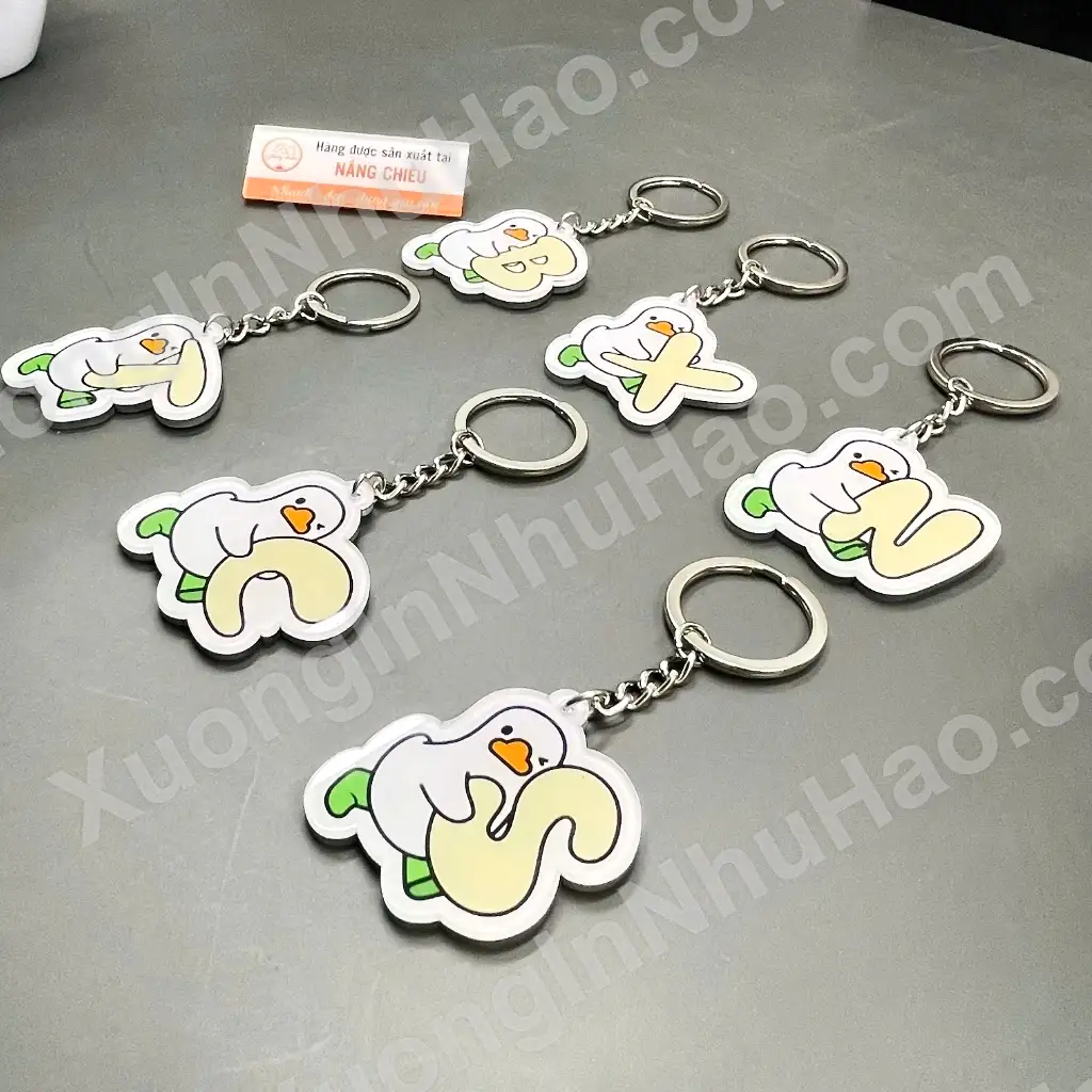 (CHỮ VỊT) - Móc Khóa Vịt Hoạt Hình, Móc Khóa Vịt Chữ Cái Dễ Thương, Đáng Yêu 4 (CHỮ VỊT) - Móc Khóa Vịt Hoạt Hình, Móc Khóa Vịt Chữ Cái Dễ Thương, Đáng Yêu 3