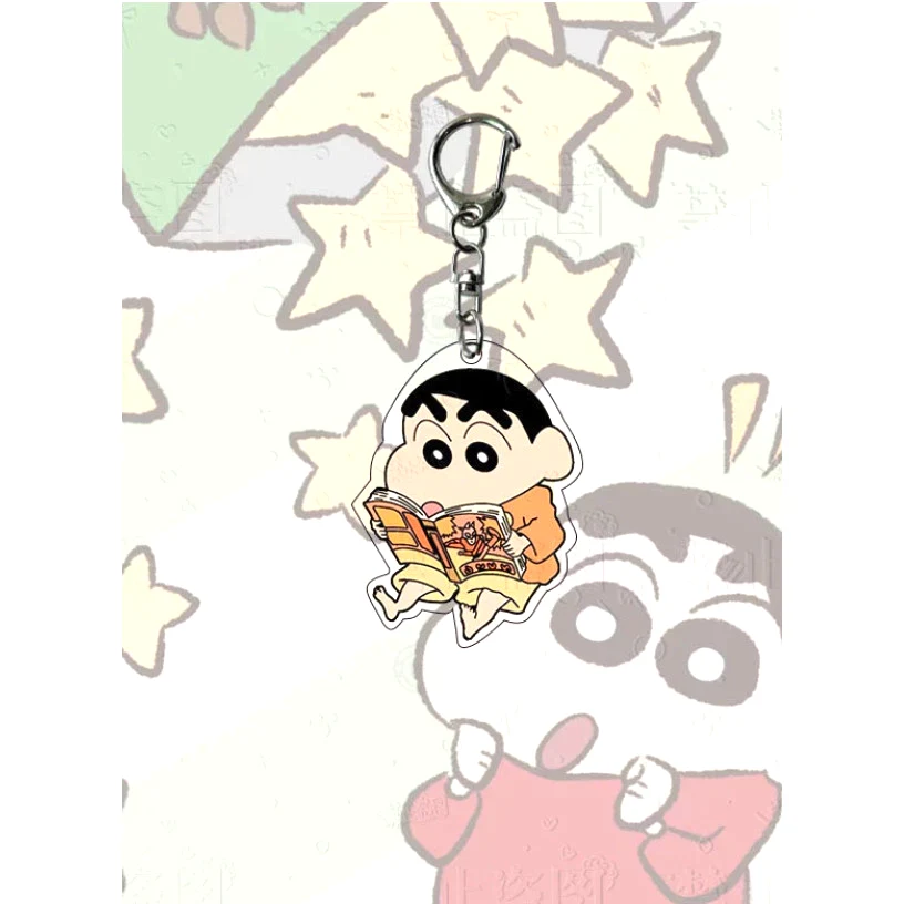 Crayon Shin-chan Anime Cartoon Acrylic Keychain Mặt Dây Chuyền Móc Khóa Dễ Thương 3 Crayon Shin-chan Anime Cartoon Acrylic Keychain Mặt Dây Chuyền Móc Khóa Dễ Thương 2