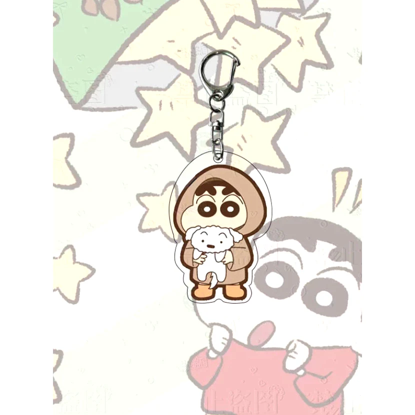 Crayon Shin-chan Anime Cartoon Acrylic Keychain Mặt Dây Chuyền Móc Khóa Dễ Thương 4 Crayon Shin-chan Anime Cartoon Acrylic Keychain Mặt Dây Chuyền Móc Khóa Dễ Thương 3