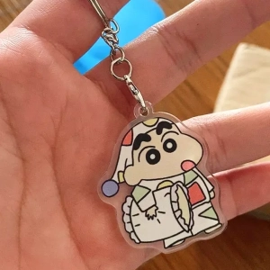 Crayon Shin-chan Anime Cartoon Acrylic Keychain Mặt Dây Chuyền Móc Khóa Dễ Thương
