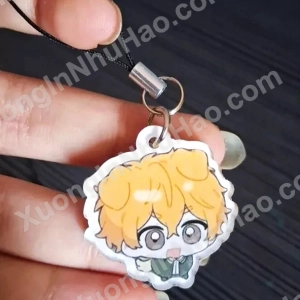 Dây Đeo Điện Thoại Di Động Mặt Dây Acrylic Dây Đeo Kawaii Sakura Haruka Suou Hayto Treo Ốp Điện Thoại 1