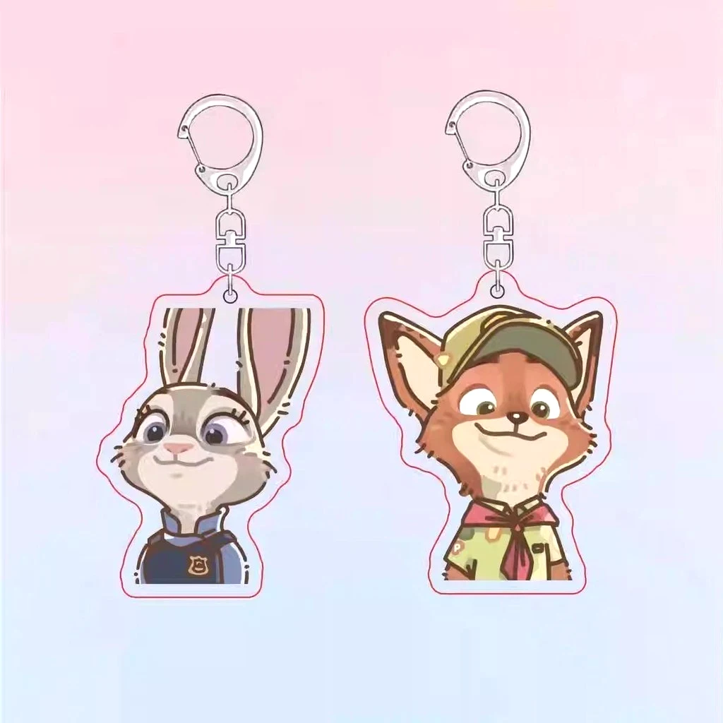 Mặt Dây Chuyền Zootopia Nick Fox Hàng Hóa Acrylic Judy Túi Đi Học Có Giá Trị Cao Móc Khóa 2 Mặt Dây Chuyền Zootopia Nick Fox Hàng Hóa Acrylic Judy Túi Đi Học Có Giá Trị Cao Móc Khóa 1