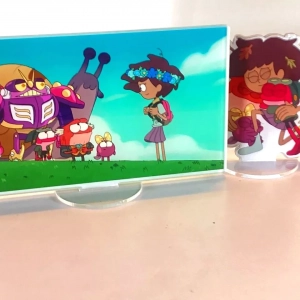 Mô Hình Standee Tượng Bằng Acrylic In Theo Yêu Cầu Phụ Kiện Trang Trí Để Bàn Học Góc Làm Việc Anime Manga