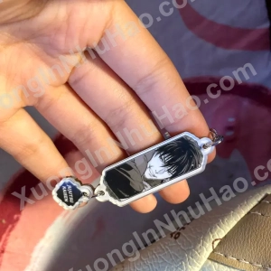 Móc Khóa Anime Jujutsu Kaisen Gojo Satoru Geto Suguru Manga Mặt Dây Chuyền Hình Acrylic Móc Khóa 1