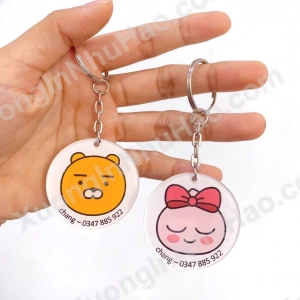 Móc Khóa Bảng Hiệu Thiết Kế Theo Yêu Cầu - In Chữ Và In Hình Theo Yêu Cầu - Phụ Kiện Giá Rẻ