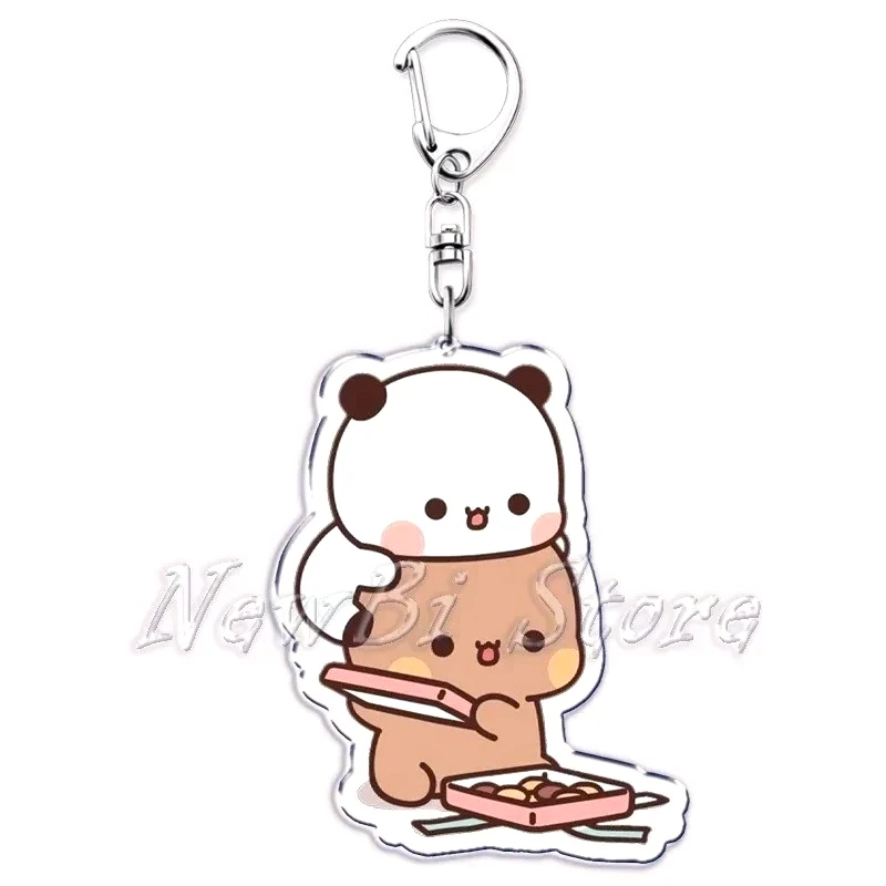 Móc Khóa Cặp Đôi Siêu Dễ Thương, Móc Khóa Gấu Trúc Hoạt Hình Bubu Dudu Chất Liệu Acrylic Trong Suốt 8 Móc Khóa Cặp Đôi Siêu Dễ Thương, Móc Khóa Gấu Trúc Hoạt Hình Bubu Dudu Chất Liệu Acrylic Trong Suốt 7