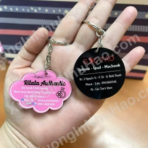 Móc Khóa Chỉ Bán Kèm Bảng Hiệu - Chất Liệu Mica 2 Mặt Sáng Bóng - Làm Món Quà Nhỏ Tặng Khách Hàng