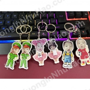 Móc Khóa Chibi Ghép Hình Và In Theo Yêu Cầu, Nhận Đơn Từ 1 Móc, Thiết Kế Miễn Phí