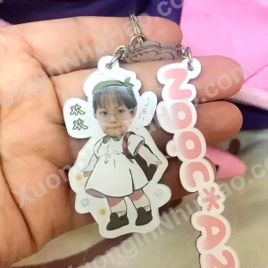 Móc Khóa Chipi In Hình Bé Theo Yêu Cầu Các Mẫu Dễ Thương Mới Nhất Cho Bé Đeo Balo Túi Xách_ĐH 1
