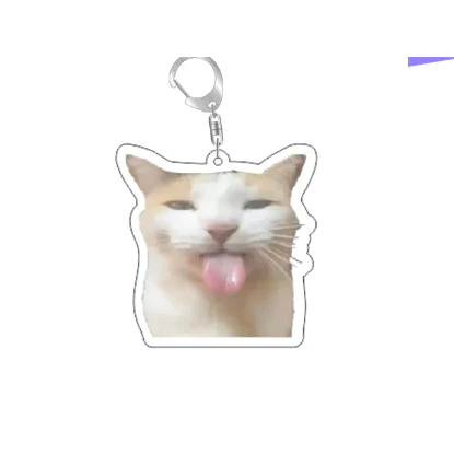 Móc Khóa Cute Bread Popping Cat Meow Meme Móc Khoá Bằng Chất Liệu Arcrylic Trong Suốt 3 Móc Khóa Cute Bread Popping Cat Meow Meme Móc Khoá Bằng Chất Liệu Arcrylic Trong Suốt 2