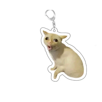 Móc Khóa Cute Bread Popping Cat Meow Meme Móc Khoá Bằng Chất Liệu Arcrylic Trong Suốt 5 Móc Khóa Cute Bread Popping Cat Meow Meme Móc Khoá Bằng Chất Liệu Arcrylic Trong Suốt 4