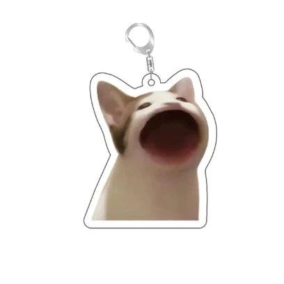 Móc Khóa Cute Bread Popping Cat Meow Meme Móc Khoá Bằng Chất Liệu Arcrylic Trong Suốt 6 Móc Khóa Cute Bread Popping Cat Meow Meme Móc Khoá Bằng Chất Liệu Arcrylic Trong Suốt 5