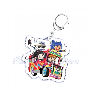 Móc Khoá Cute Game Valorant Acrylic Keychain Ett Sova Cypher Man Key Chain Phụ Kiện Trang Trí Túi Xách Balo_mica Hoàng 1
